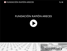 Tablet Screenshot of fundacionareces.tv